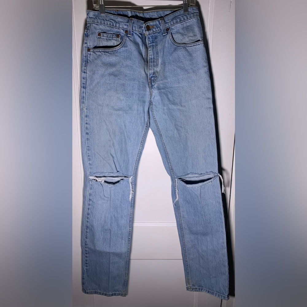 Vintage Levi’s 505s light wash